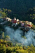 Italien, Ligurien, Legnaro Dorf im Hinterland der Stadt Levanto in der Nähe des Nationalparks der Cinque Terre