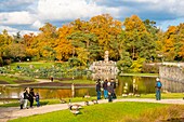 France, Paris, Bois de Vincennes, the Floral Park in autumn