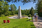 Canada, Province of Quebec, Mauricie Region, Trois-Rivières, the Forges du Saint-Maurice National Historic Site, the first industrial site in Canada, manufacturing cast ron and iron