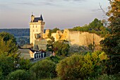 Frankreich, Indre et Loire, Loire-Tal, von der UNESCO zum Weltkulturerbe erklärt, Schloss Chinon