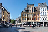 France, Nord, Lille, Place du Rihour, Place Charles de Gaulle