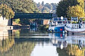 Frankreich, Loiret, Loiretal, Briare, Seitenkanal zur Loire