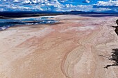 Kenia, Magadi-See, Rift Valley, Soda (Luftaufnahme)