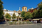 Spain, Andalusia, Granada, Cathedral, plaza Bib-Rambla