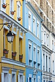 France, Paris, facade in rue Cremieux