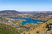 Spanien, Andalusien, Provinz Cadix, Zahara de la Sierra, Naturpark Sierra de Grazalema, Stausee von Zahara-el Gastor