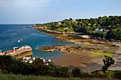 United Kingdom, Channel Islands, Jersey, small port of Rozel Bay