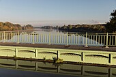 Frankreich, Loiret, Loiretal, Briare, Briare-Kanalbrücke, die 45 Meter über der Loire verläuft