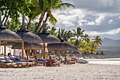 Mauritius, Bezirk Flacq, Poste de Flacq, Strand des Hotels One&Only Le Saint Géran