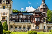 Romania, Judet de Prahova, Sinaia, Peles Castle, neo-Renaissance style, was built between 1873 and 1883