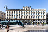 France, Gironde, Bordeaux, area listed as World Heritage by UNESCO, the Golden Triangle, Quinconces district, place de la Comédie, Intercontinental Le Grand Hotel