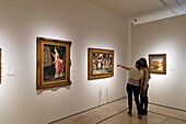 Spanien, Andalusien, Costa del Sol, Málaga, das Carmen-Thyssen-Museum in Málaga, das teilweise in einem vollständig renovierten Renaissancepalast, dem Palacio de Villalon, untergebracht ist