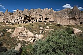 Turkey, Cappadocia, Zelve Valley, open air museum