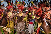 Papua New Guinea, National Capitale district, Port Moresby, Jack Pidik Park, Independence Festival held every year mid-September, dancers from Simbu province