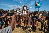 Papua New Guinea, National Capitale district, Port Moresby, Jack Pidik Park, Independence Festival held every year mid-September, Gulf masks