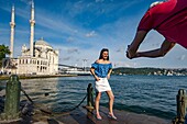 Turkey, Istanbul, Ortakoy area, mosque