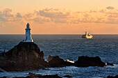 United Kingdom, Channel Islands, Jersey, La Corbière lighthouse