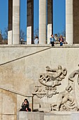 France, Paris, the Palais des Musees d'Art Moderne (The palace of the museums of modern arts named Palais de Tokyo (Tokyo palace) in Art Deco style