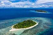 Papua-Neuguinea,Halbinsel Gazelle,Insel Neubritannien,Provinz Ost-Neubritannien,Rabaul,Little Pigeon Island (Luftaufnahme)