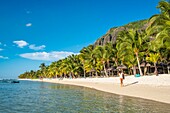 Mauritius,Bezirk Riviere Noire,Strand Morne vor dem Luxushotel Dinarobin Beachcomber Golf Resort & Spa