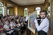 Frankreich,Indre et Loire,Loire-Tal als Weltkulturerbe der UNESCO,Montbazon,Schloss Artigny,30. Auktion Gartenfest Rouillac,Versteigerung