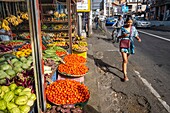 Mauritius, Rivière du Rempart district, Goodlands, fruit and vegetable shop