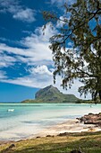 Mauritius,Bezirk Riviere Noire,Strand Prairie und Morne Brabant,von der UNESCO zum Weltkulturerbe erklärt