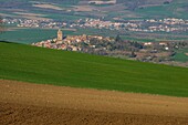 France, Puy de Dome, Limagne Plain, Montpeyroux village, labelled Les Plus Beaux Villages de France (The Most Beautiful Villages of France)