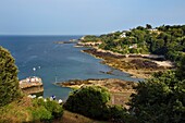 United Kingdom, Channel Islands, Jersey, small port of Rozel Bay