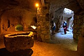 Turkey, Cappadocia, Mazi Koy, underground city of Mazi