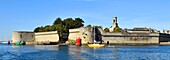 Frankreich,Finistere,Concarneau,nahe der Stadtmauer (ummauerte Stadt)