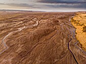 Kenia,Magadi-See,Rift Valley,kleiner Magadi,Luftaufnahme