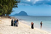 Mauritius,Bezirk Riviere Noire,Strand von Flic en Flac und Morne Brabant,von der UNESCO zum Weltkulturerbe erklärt