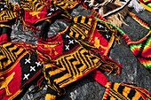 Papua New Guinea, National Capital District Province, Port Moresby, Waigani District, Port Moresby Theater, Monthly Craft Market, traditionnal string bags called Bilum