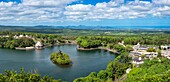 Mauritius, Savanne district, Grand Bassin (or Ganga Talao), the most sacred Hindu place in Mauritius