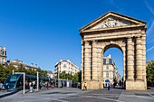 France, Gironde, Bordeaux, area listed as World Heritage by UNESCO, Place de la Victoire, Porte d'Aquitaine