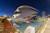 Spanien,Valencia,Stadt der Wissenschaften und Künste,Palast der Künste Reina Sofia,El Palau de les Arts Reina Sofia,Opernhaus,von Architekt Santiago Santiago Calatrava