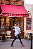 France, Gironde, Bordeaux, area listed as World Heritage by UNESCO, restaurant Le Bocal, rue des Trois Conils