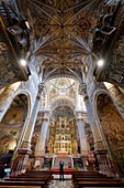 Spanien,Andalusien,Granada,Kloster San Geronimo,die Kirche,Altarbild (Retabel)