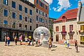 Kanada,Provinz Quebec,Quebec City,Weltkulturerbe Altstadt von Quebec,Unterstadt,Place Royale