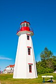 Canada, Quebec province, Manicouagan region, Les Bergeronnes, Cap de Bon Desir, The Lighthouse