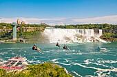 Canada, Ontario province, Niagara Falls, Tyrolean Over Falls