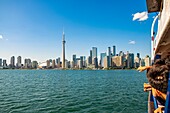 Kanada,Provinz Ontario,Toronto,Skyline und CN Tower