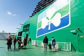 Ireland, on board to Irish Ferries boat, Channel crossing