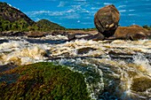 Colombia, Llanos, Vichada, Tuparro National Park, Maipure raudales , or whitewater rapids