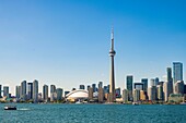 Kanada,Provinz Ontario,Toronto,Skyline und CN Tower