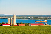 Kanada,Provinz Quebec,Île d'Orleans,Saint Jean de l'île d'Orleans,Bauernhaus