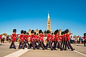 Canada, Ontario province, Ottawa, Parliament Hill, Changing of the Guard