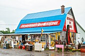 Canada, Quebec province, Metabetchouan Lac a la Croix, Antiques at the Ranch