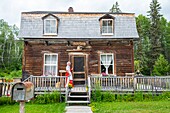 Kanada,Provinz Quebec,Region Lake Saint Jean,La Dore,Besuch eines ehemaligen Sägewerks: Moulin des Pionniers